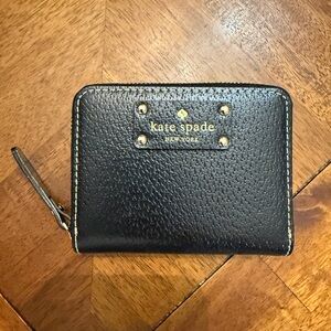 Kate Spade Black and Tan Wallet